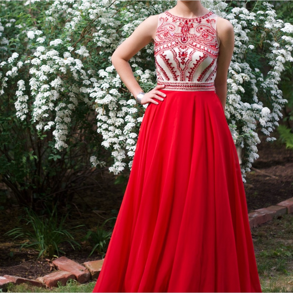 Izidress Prom Dress, Small (4), Red